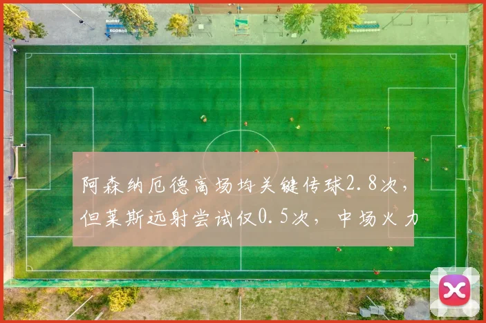 阿森纳厄德高场均关键传球2.8次，但莱斯远射尝试仅0.5次，中场火力分配不均